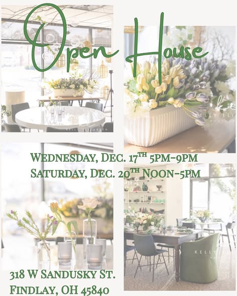 Open House for The Tulip House