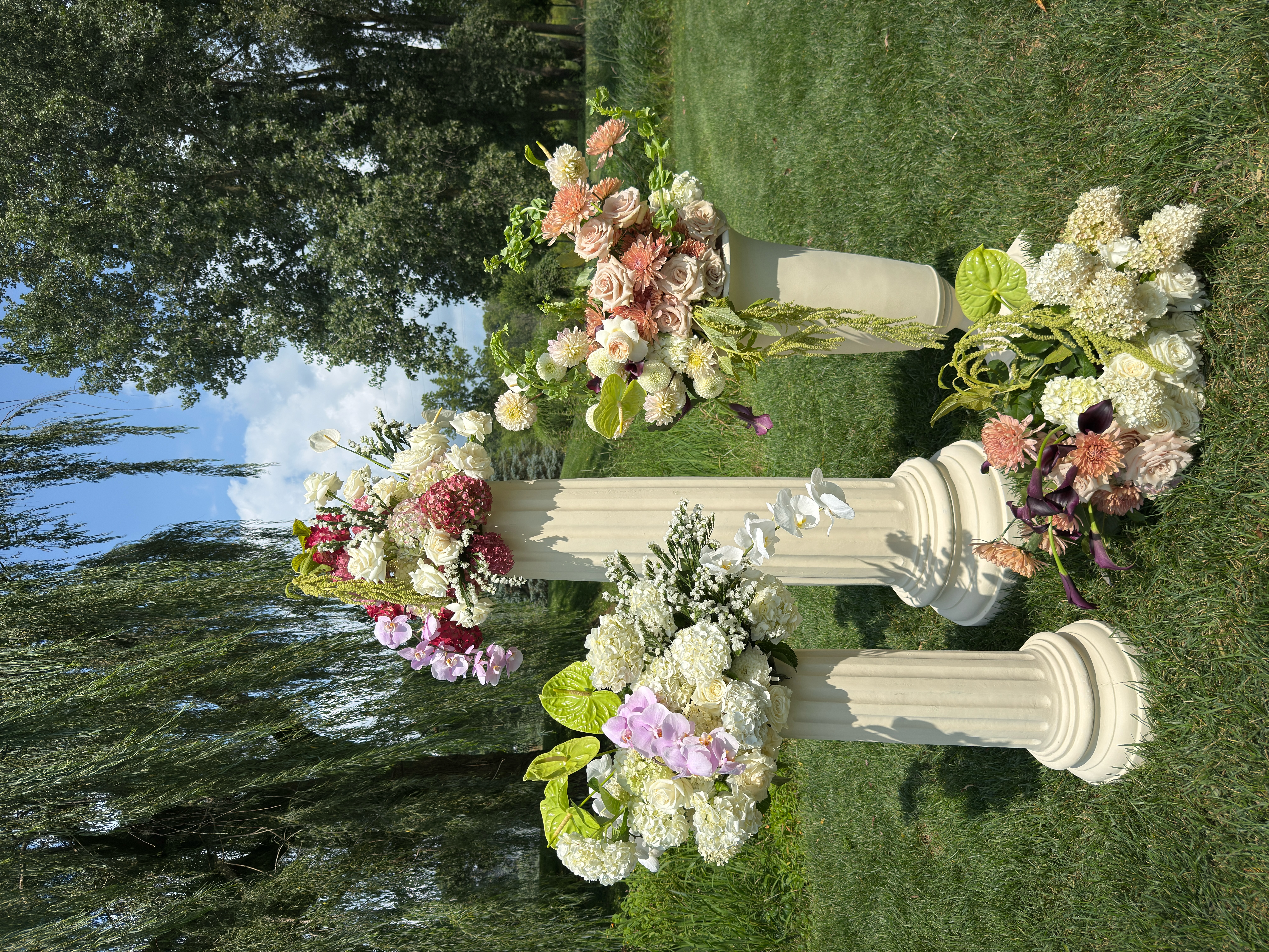 Wedding floral arrangement