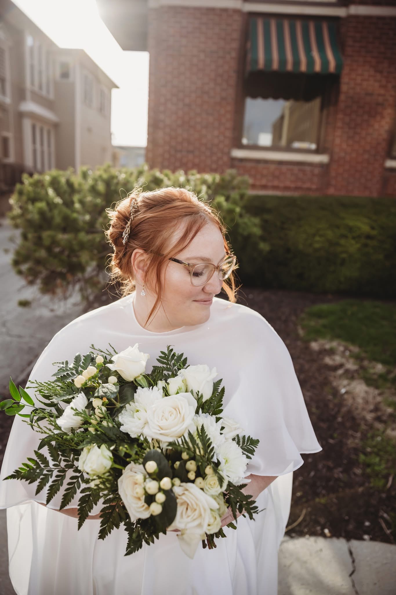 Findlay Ohio wedding florist bridal bouquet arrangement