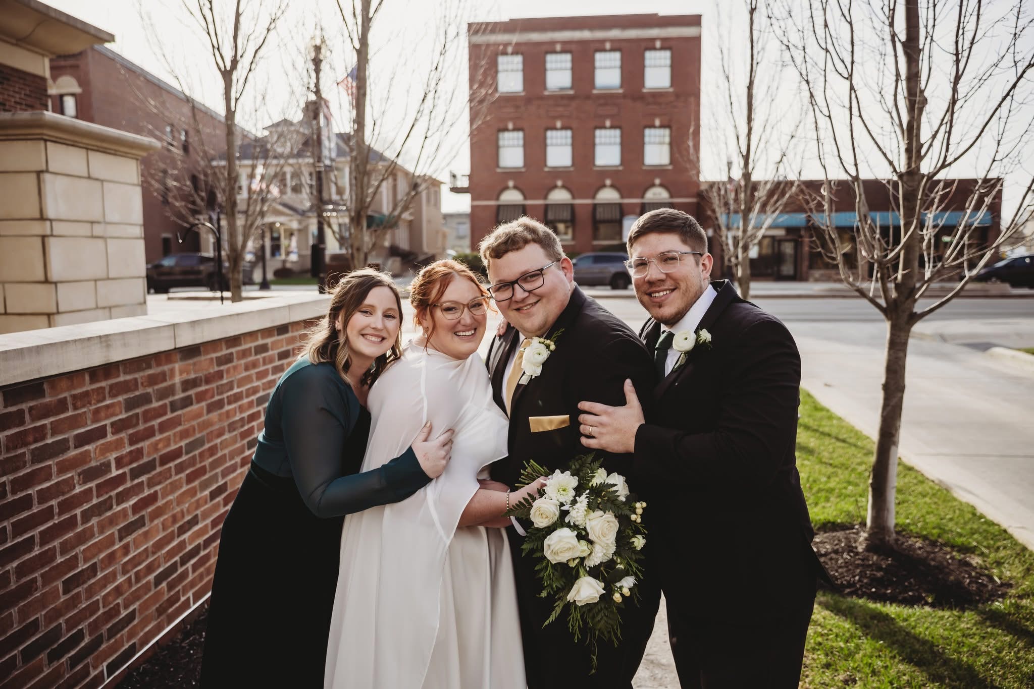 Wedding floral arrangement