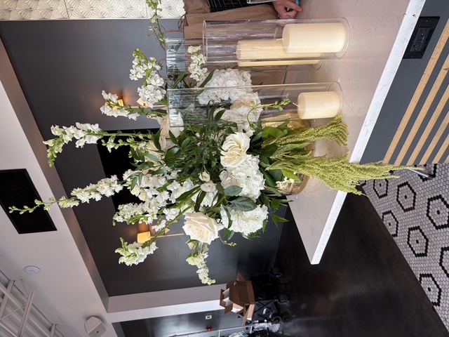 Wedding floral arrangement