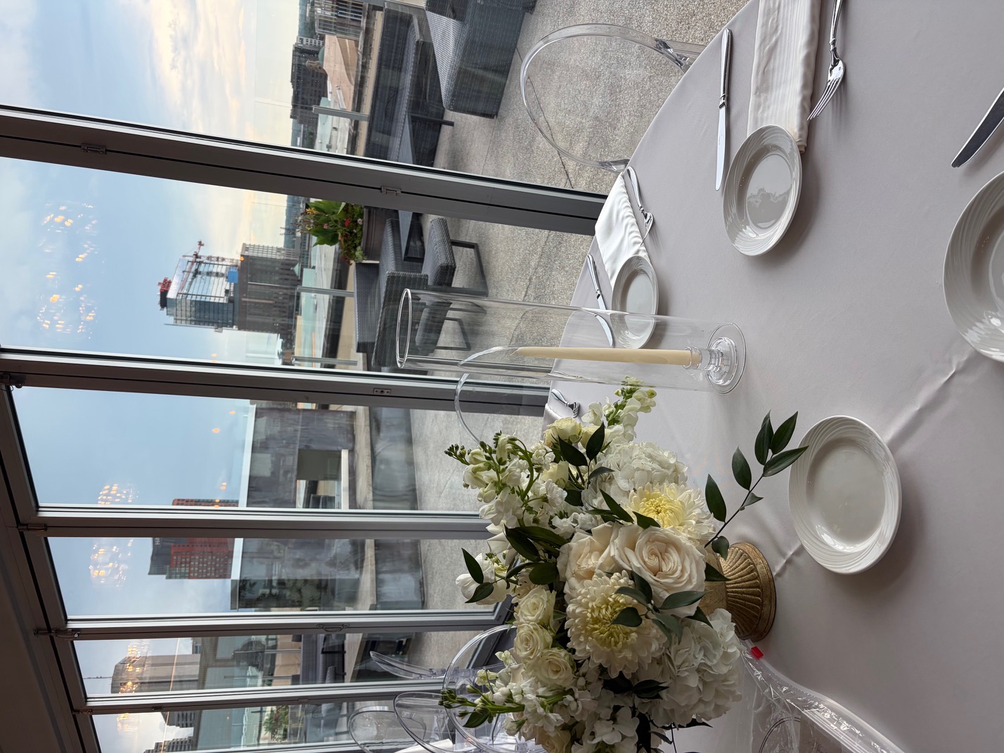 Wedding floral arrangement