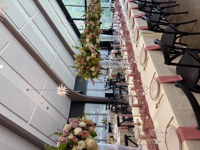 Wedding floral arrangement