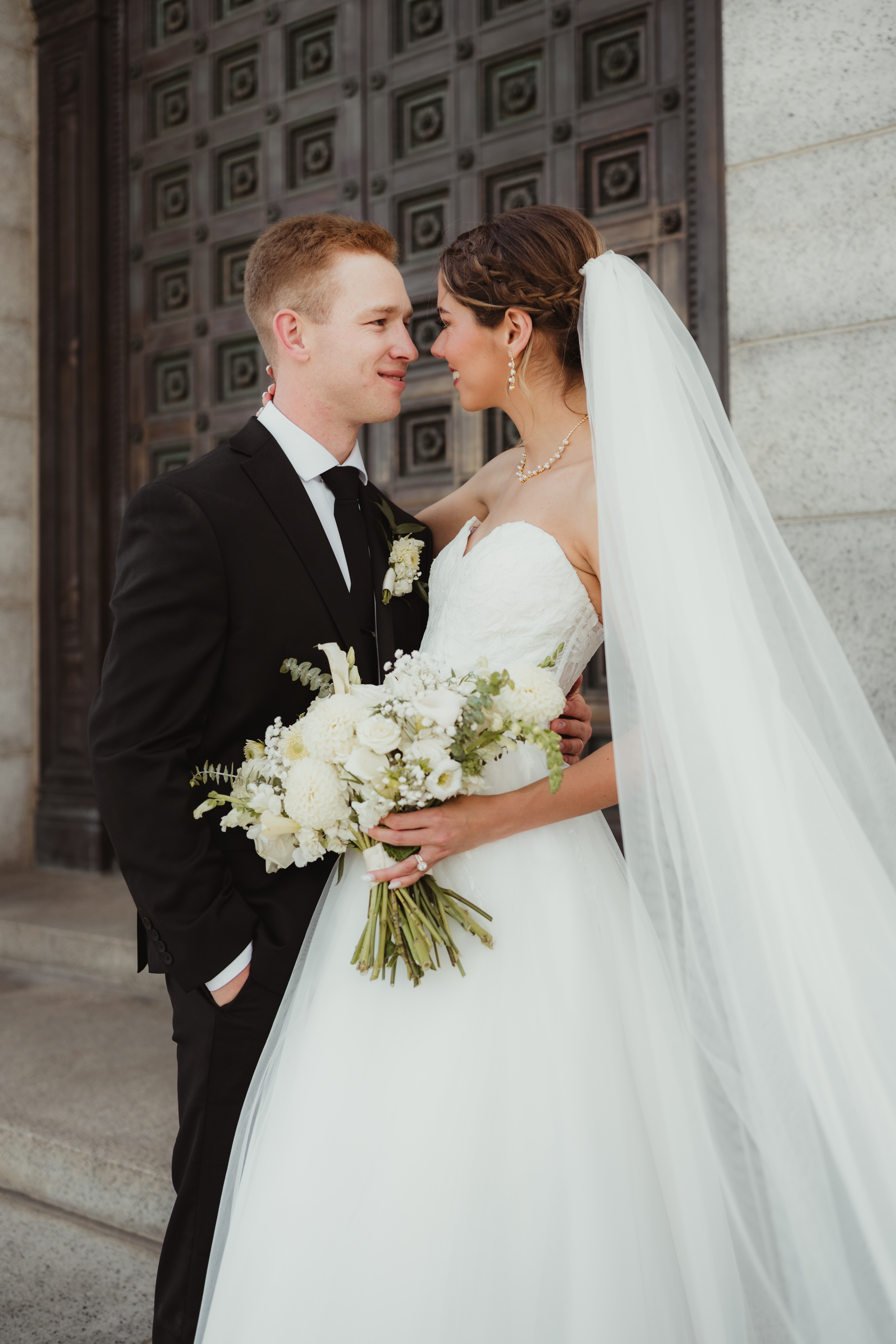 Wedding floral arrangement