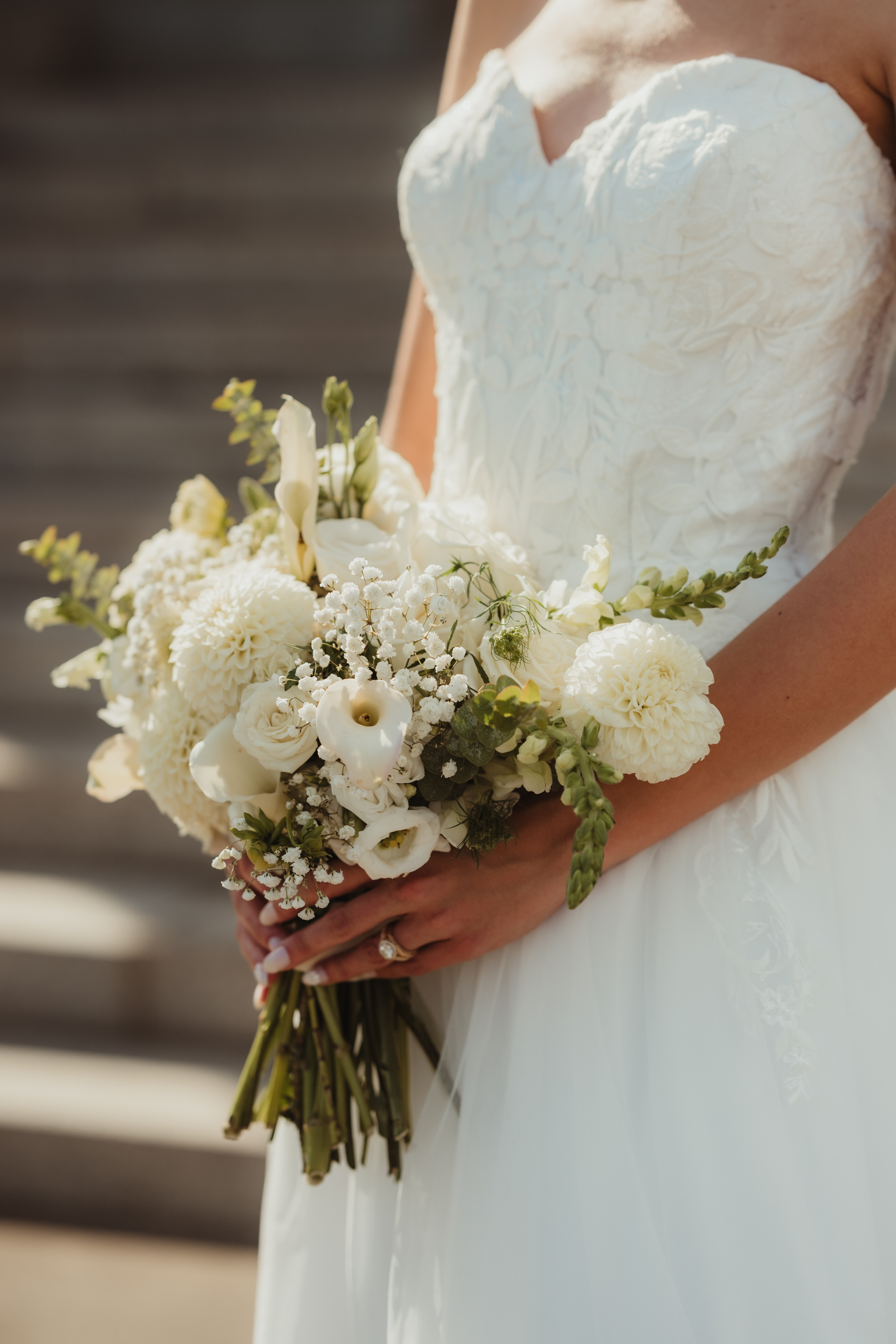 Wedding floral arrangement