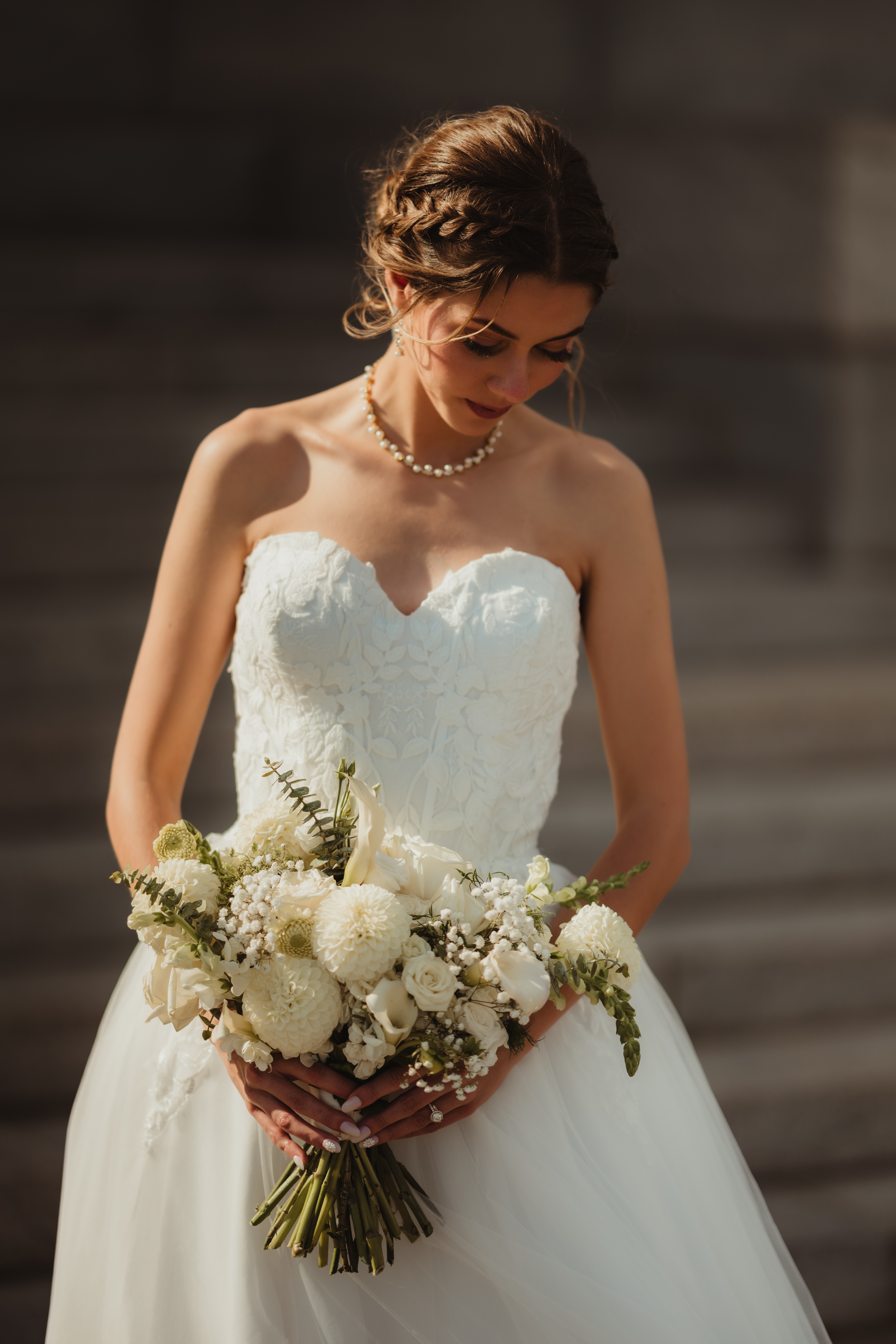 Wedding floral arrangement