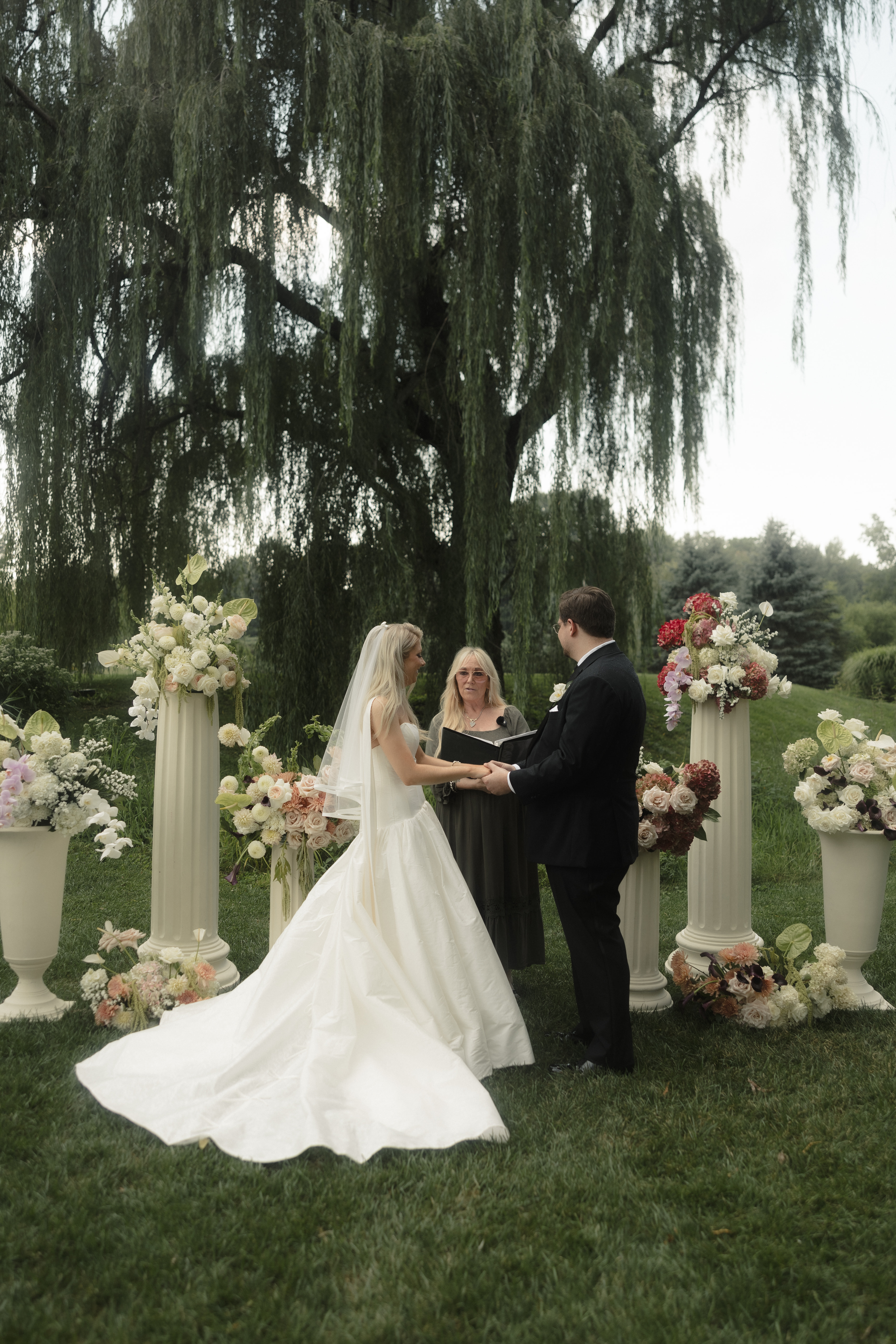 Wedding floral arrangement