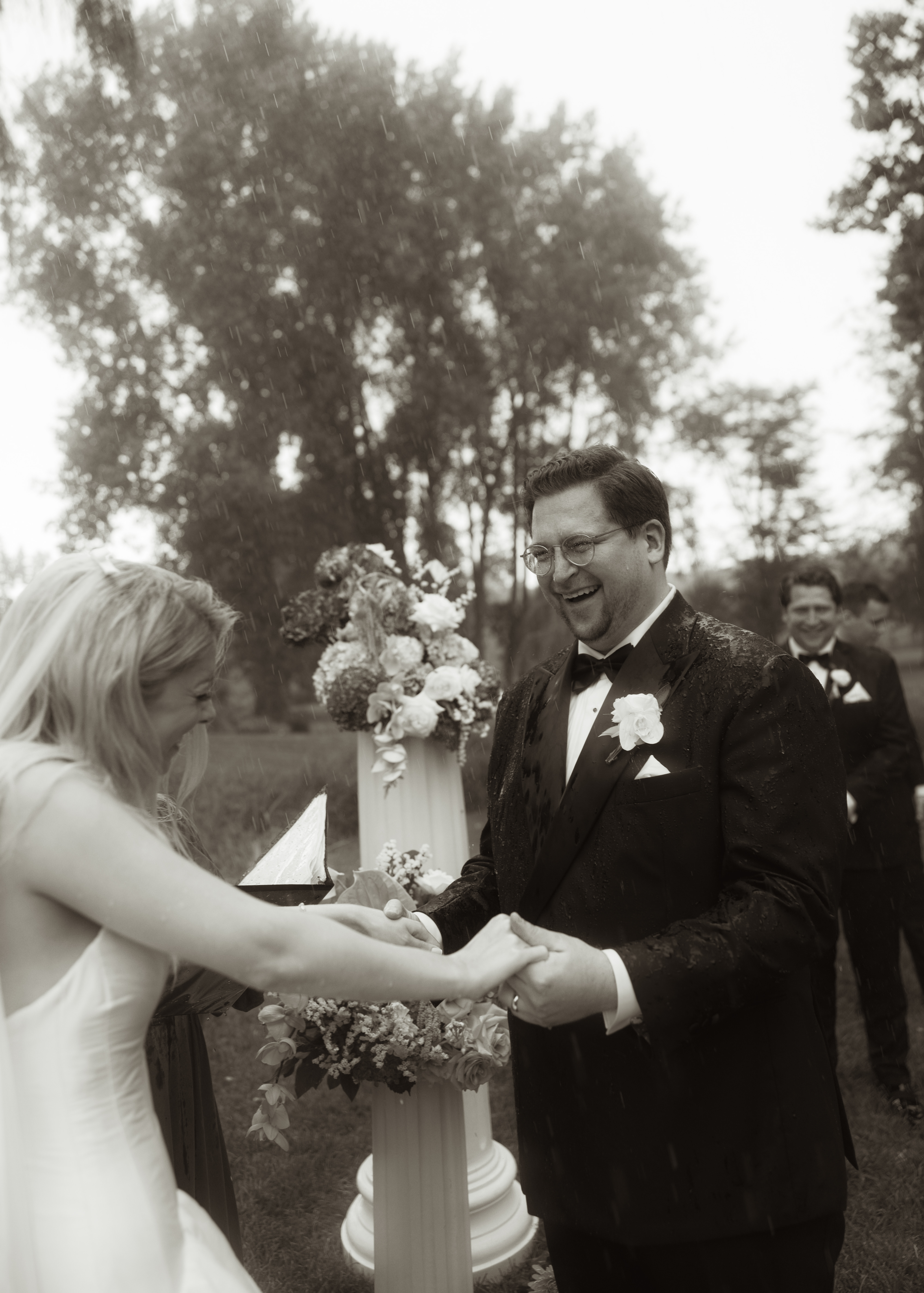 Wedding floral arrangement