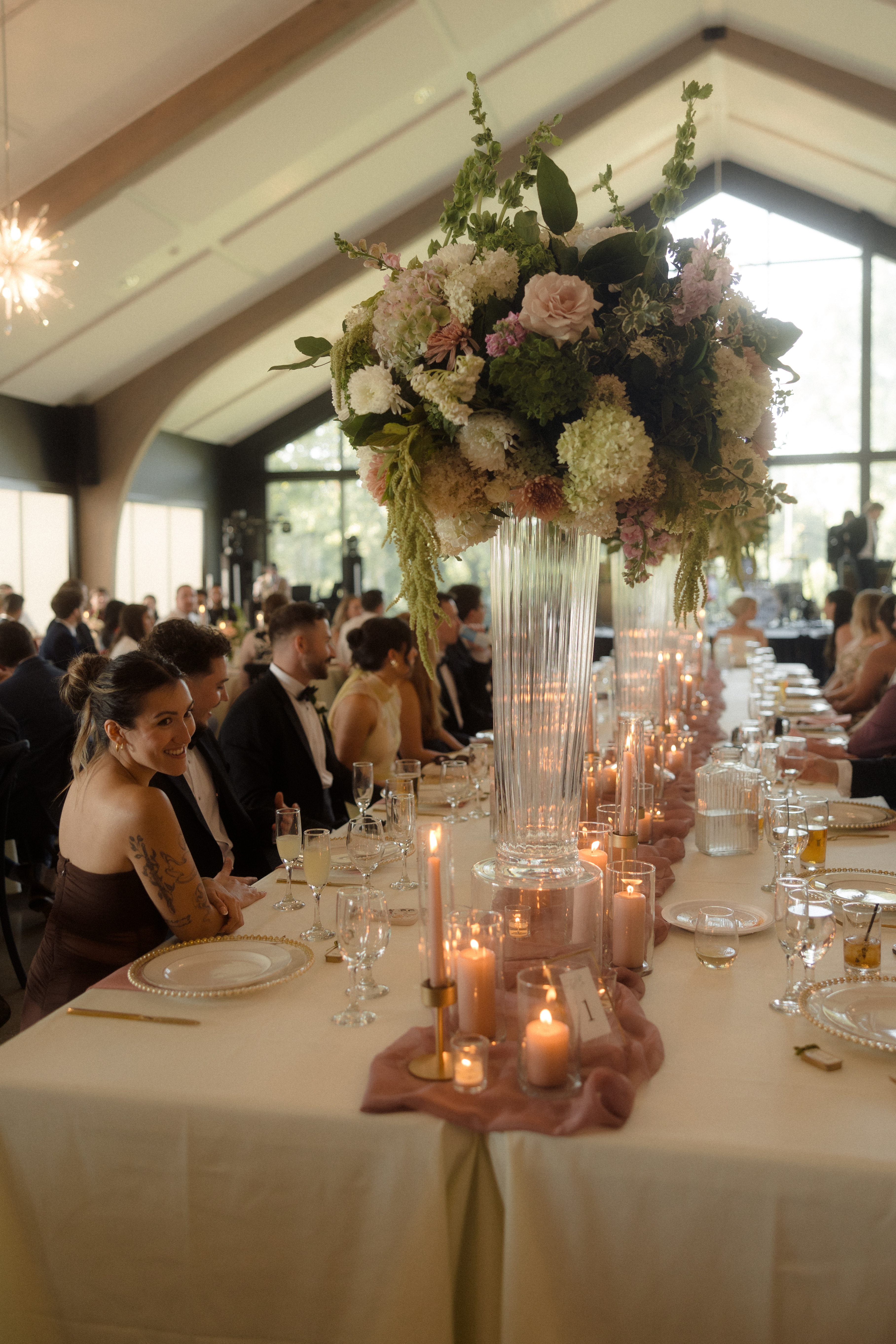 Wedding floral arrangement