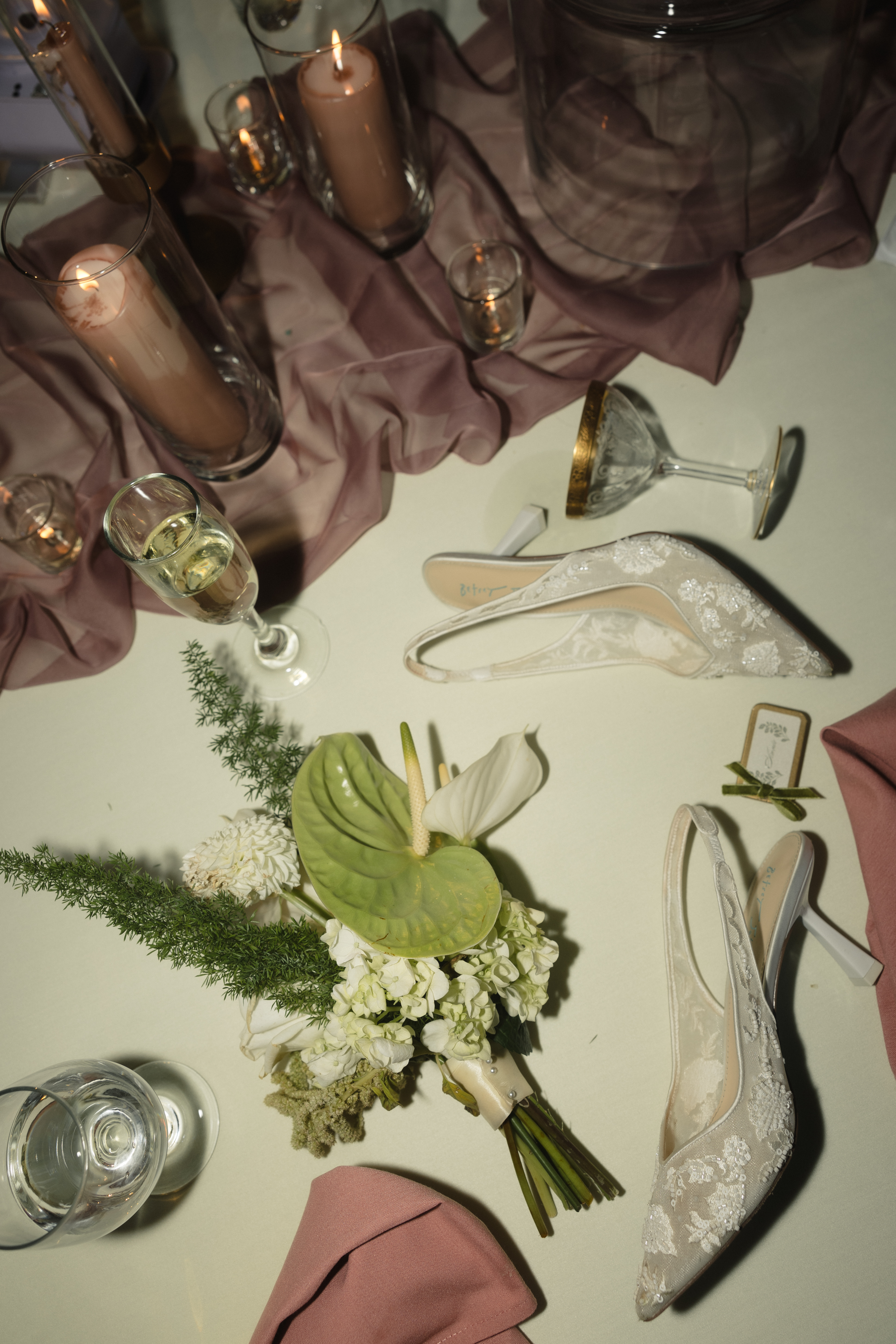 Wedding floral arrangement